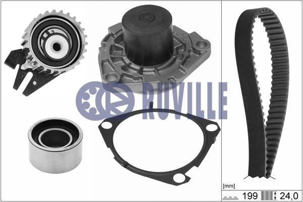 Ruville 56036781 TIMING BELT KIT WITH WATER PUMP 56036781