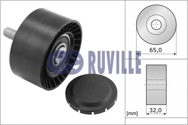 Ruville 57604 V-ribbed belt tensioner (drive) roller 57604
