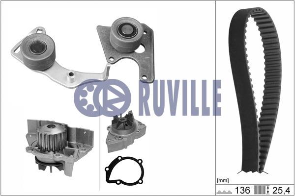 Ruville 56622704 TIMING BELT KIT WITH WATER PUMP 56622704