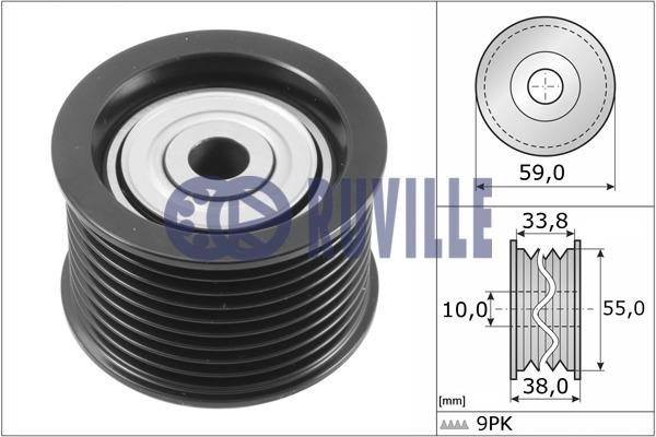 Ruville 56996 V-ribbed belt tensioner (drive) roller 56996