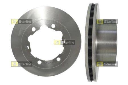 StarLine PB 20454 Rear ventilated brake disc PB20454
