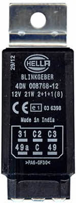 Direction indicator relay Hella 4DN 008 768-127