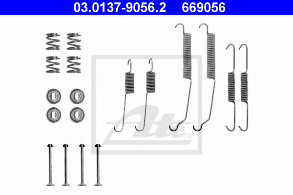 Ate 03.0137-9056.2 Mounting kit brake pads 03013790562