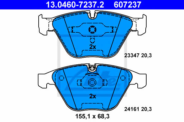 Ate Brake pad set – price 379 PLN
