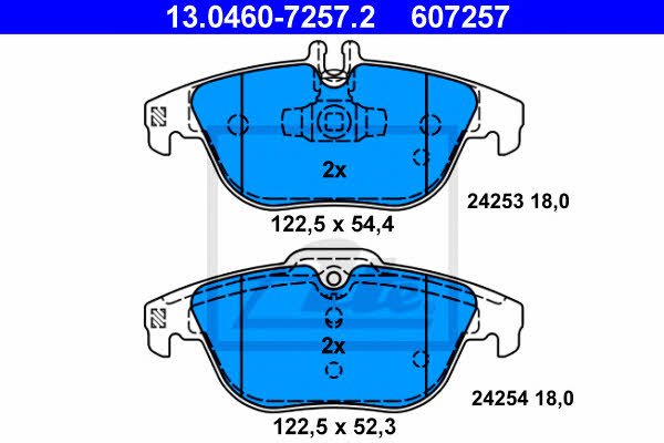 Ate Brake Pad Set, disc brake – price 179 PLN