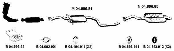  042059 Exhaust system 042059