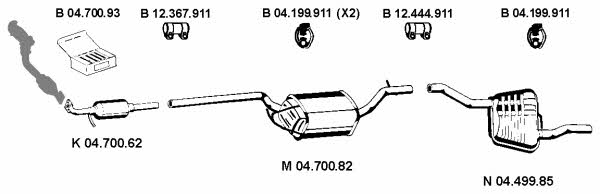  042371 Exhaust system 042371