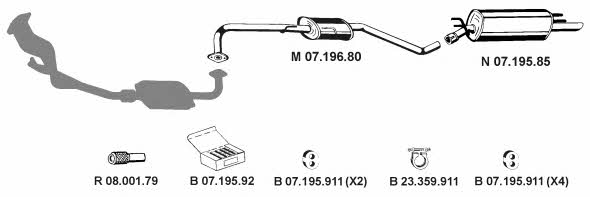 Eberspaecher 072204 Exhaust system 072204