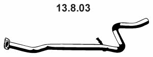 Eberspaecher 13.8.03 Exhaust pipe 13803
