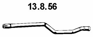 Eberspaecher 13.8.56 Exhaust pipe 13856