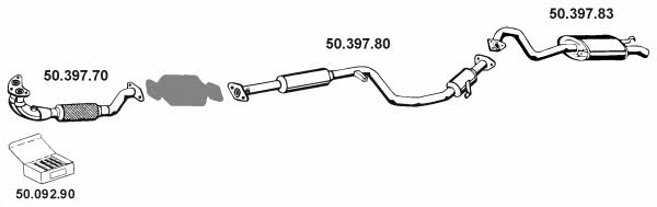  502021 Exhaust system 502021