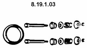 Eberspaecher 8.19.1.03 O-ring exhaust system 819103