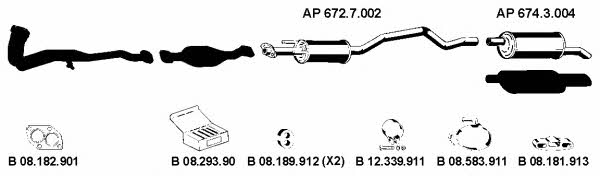 Eberspaecher AP_2226 Exhaust system AP2226