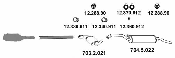  AP_1030 Exhaust system AP1030