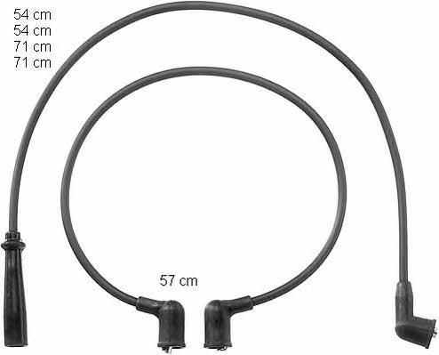 Beru ZEF909 Ignition cable kit ZEF909