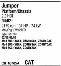 Walker CIH16765A Exhaust system CIH16765A CIH16765A Walker Exhaust system