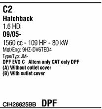 Walker CIH26625BB Exhaust system CIH26625BB CIH26625BB Walker Exhaust system