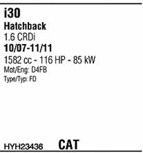 HYH23436 Walker Exhaust system