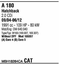MBH18264CA Walker Exhaust system