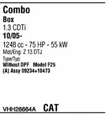 VHH26664A Walker Exhaust system