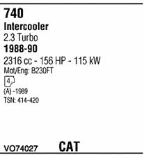 VO74027 Walker Exhaust system