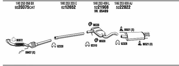 Buy Walker VW20576 at a low price in United Arab Emirates!