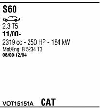 VOT15151A Walker Exhaust system