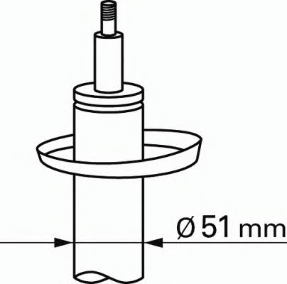 Boge 32-720-F Shock absorber strut liner 32720F