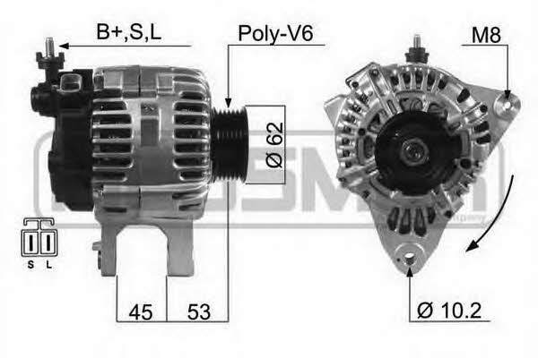 Messmer 210479 Alternator 210479