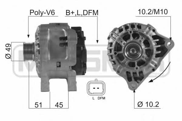 Messmer 210545 Alternator 210545