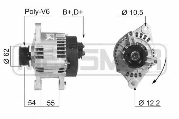 Messmer 210246 Alternator 210246