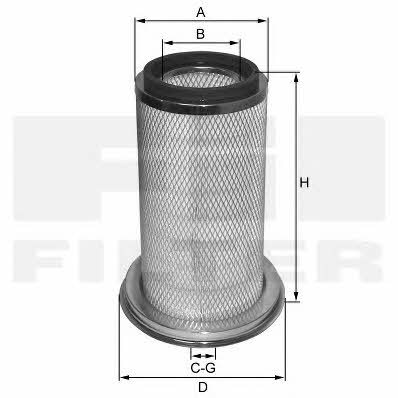 Fil filter HP 4601 Air filter HP4601