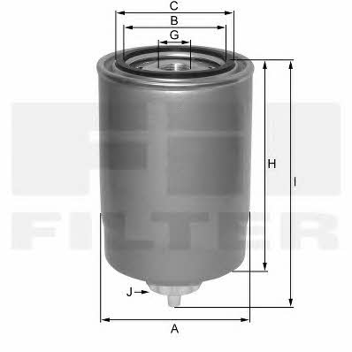Fil filter ZP 3034 F Fuel filter ZP3034F