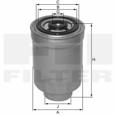 Fil filter ZP 3163 AFMB Fuel filter ZP3163AFMB