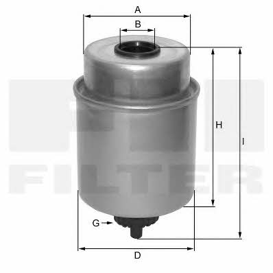 Fil filter ZP 3255 F Fuel filter ZP3255F