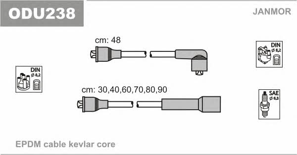 Janmor ODU238 Ignition cable kit ODU238