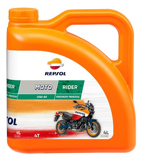 Repsol RP165M54 Engine oil Repsol Moto Rider 4T 15W-50, 4 l RP165M54