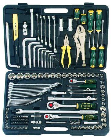 Force Tools 41421 Tool kit 1/4 ', 3/8', 1/2 ', 142 pieces. 41421