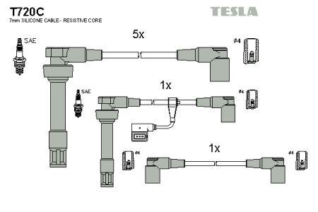 Tesla T720C Ignition cable kit T720C
