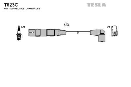Tesla T823C Ignition cable kit T823C