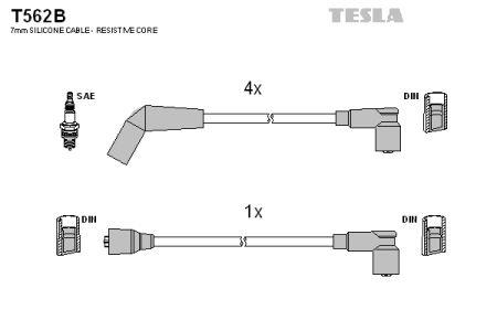 Tesla T562B Ignition cable kit T562B