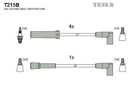 Tesla T215B Ignition cable kit T215B