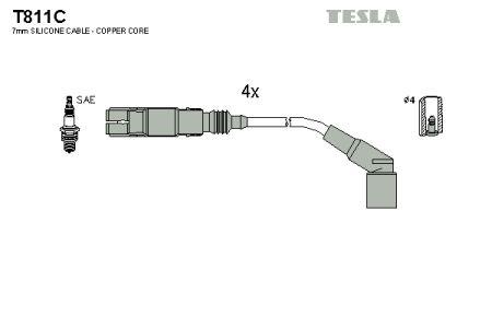 Tesla T811C Ignition cable kit T811C