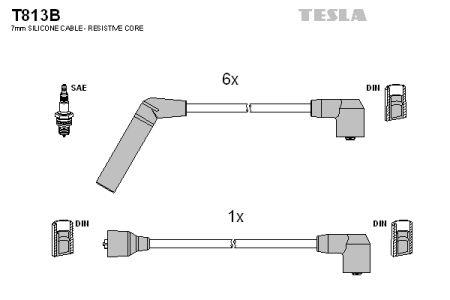 Tesla T813B Ignition cable kit T813B
