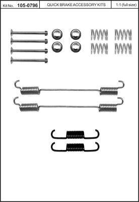 Buy Quick brake 105-0796 at a low price in United Arab Emirates!