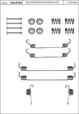 Buy Quick brake 105-0784 at a low price in United Arab Emirates!