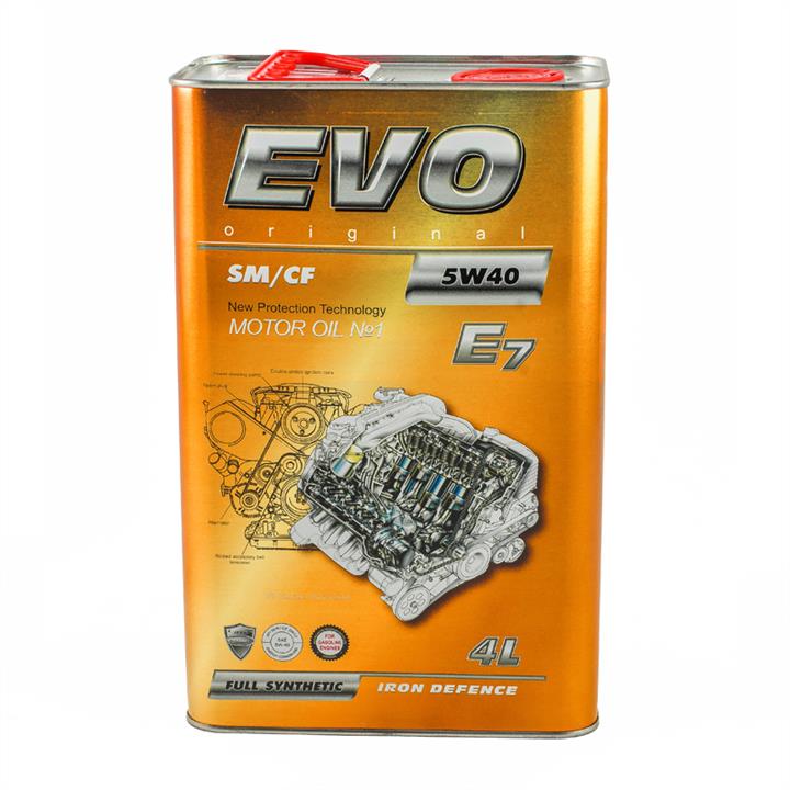 EVO 4291586220128 Engine oil EVO E7 5W-40, 4L 4291586220128