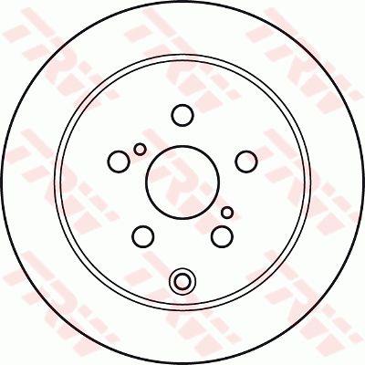 TRW DF4899 Rear solid brake disc DF4899 DF4899 TRW Rear solid brake disc