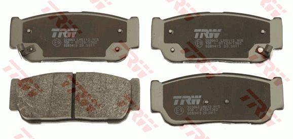 TRW GDB3413 TRW COTEC disc brake pads, set GDB3413