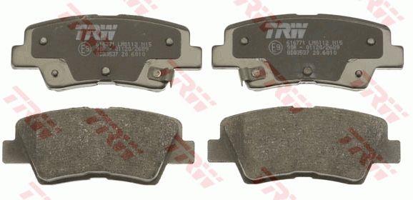 TRW COTEC brake pad set TRW GDB3537